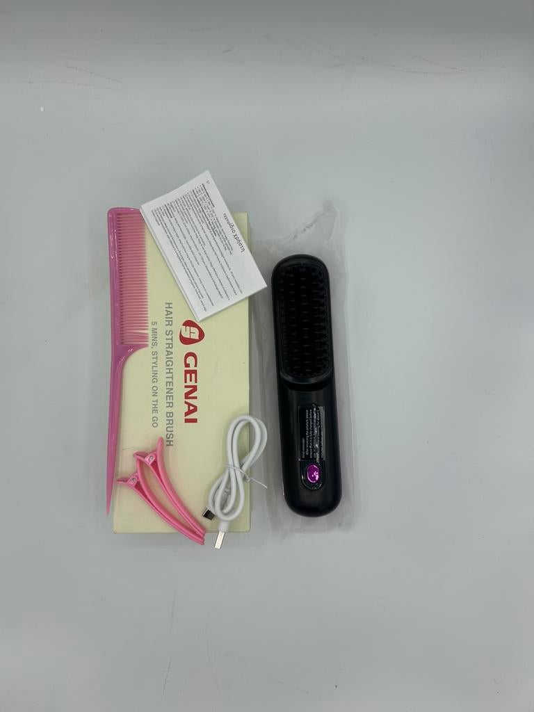 Genai draadloze verwarmingskam, Ophalen of Verzenden, Nieuw, Krultang of Stijltang