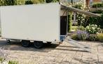 grote aanhanger 750kg 360cm  + kofferbak + 2 oprijplaten, Ophalen, Zo goed als nieuw