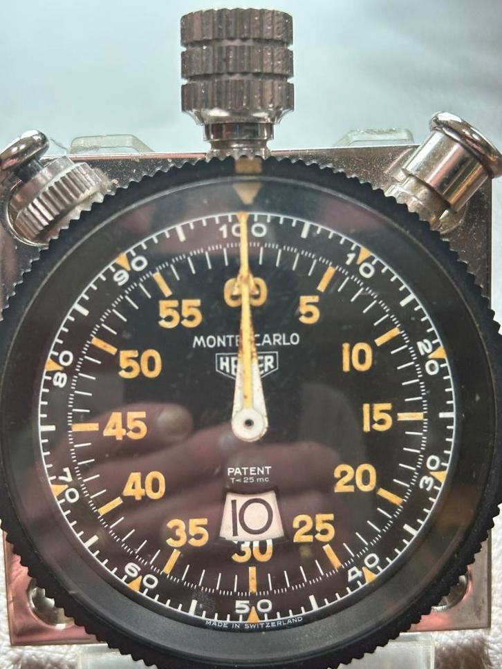 Rare Chronomètre de Bord Heuer Monte Carlo (1966), Bijoux, Sacs & Beauté, Montres | Anciennes | Antiquités, Montre de poche, Autres marques