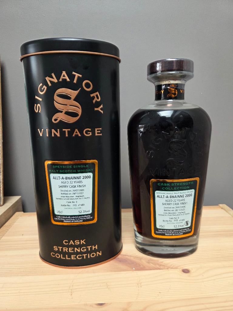 Whisky Allt-a-Bhainne 2000 Ondertekenaar, Ophalen of Verzenden, Nieuw