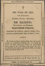 Des cartes de prière DE CAIGNY sont recherchées, Collections, Enlèvement ou Envoi, Image pieuse