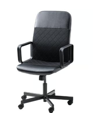 4 chaises de bureau pivotantes et confortables IKEA neuves, Huis en Inrichting, Bureaustoelen, Ophalen, Gaming bureaustoel, Zwart