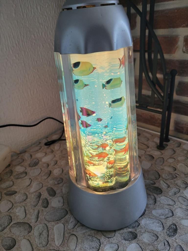 lampe pour chambre enfant style aquarium qui tourne.lire svp, Enlèvement, Lampe