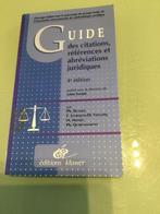 Livre Guide des citations,référence et abréviation juridique, Boeken, Woordenboeken, Gelezen, Frans, Overige uitgevers, Ophalen of Verzenden