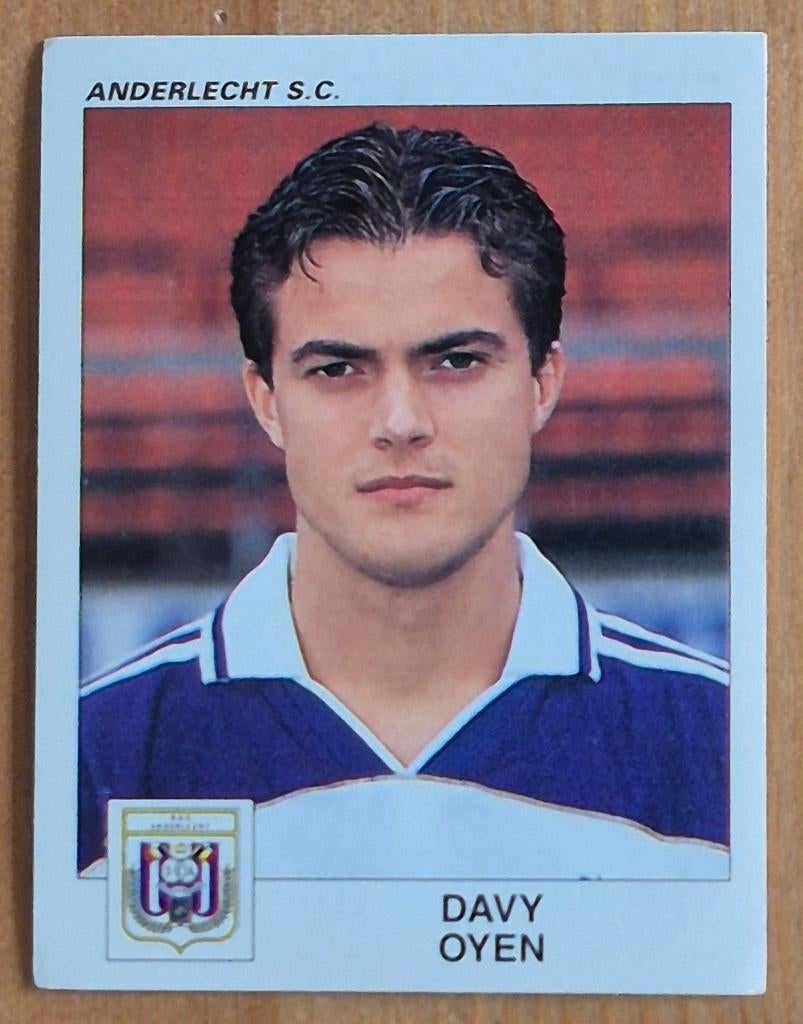 Panini Football 2001 #36 Davy Oyen Anderlecht S.C., Enlèvement ou Envoi, Comme neuf, Autocollant