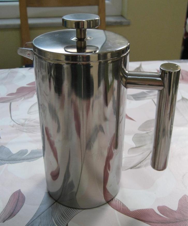 French press RVS, Elektronische apparatuur, Koffiezetapparaten, Zo goed als nieuw, Gemalen koffie, Overige modellen, 2 tot 4 kopjes