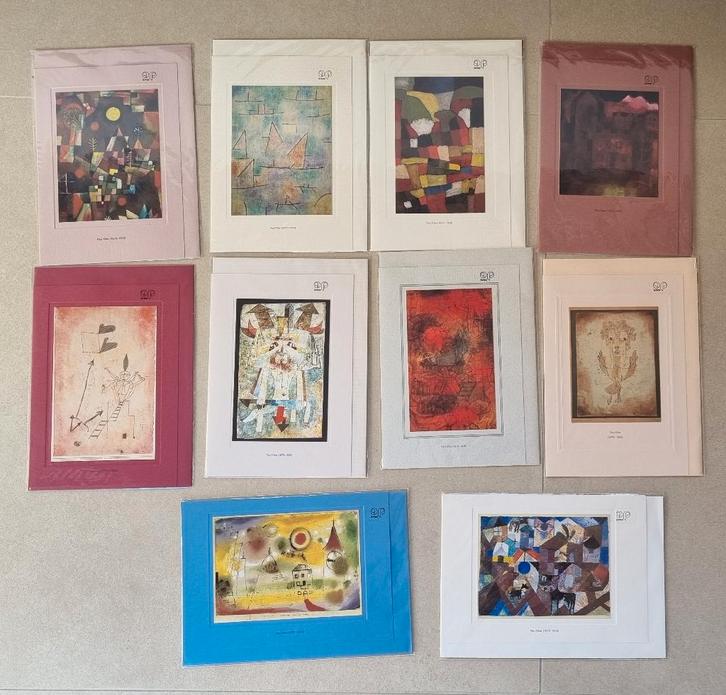 10 kunst wenskaarten Paul Klee Artoz A5, Divers, Cartes de voeux, Neuf, Enlèvement ou Envoi