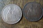 angleterre 2 x 1 penny cuivre1962-1966 TTB, Envoi, Monnaie en vrac