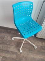 Bureaustoel, Huis en Inrichting, Ophalen, Zo goed als nieuw, Blauw, Bureaustoel
