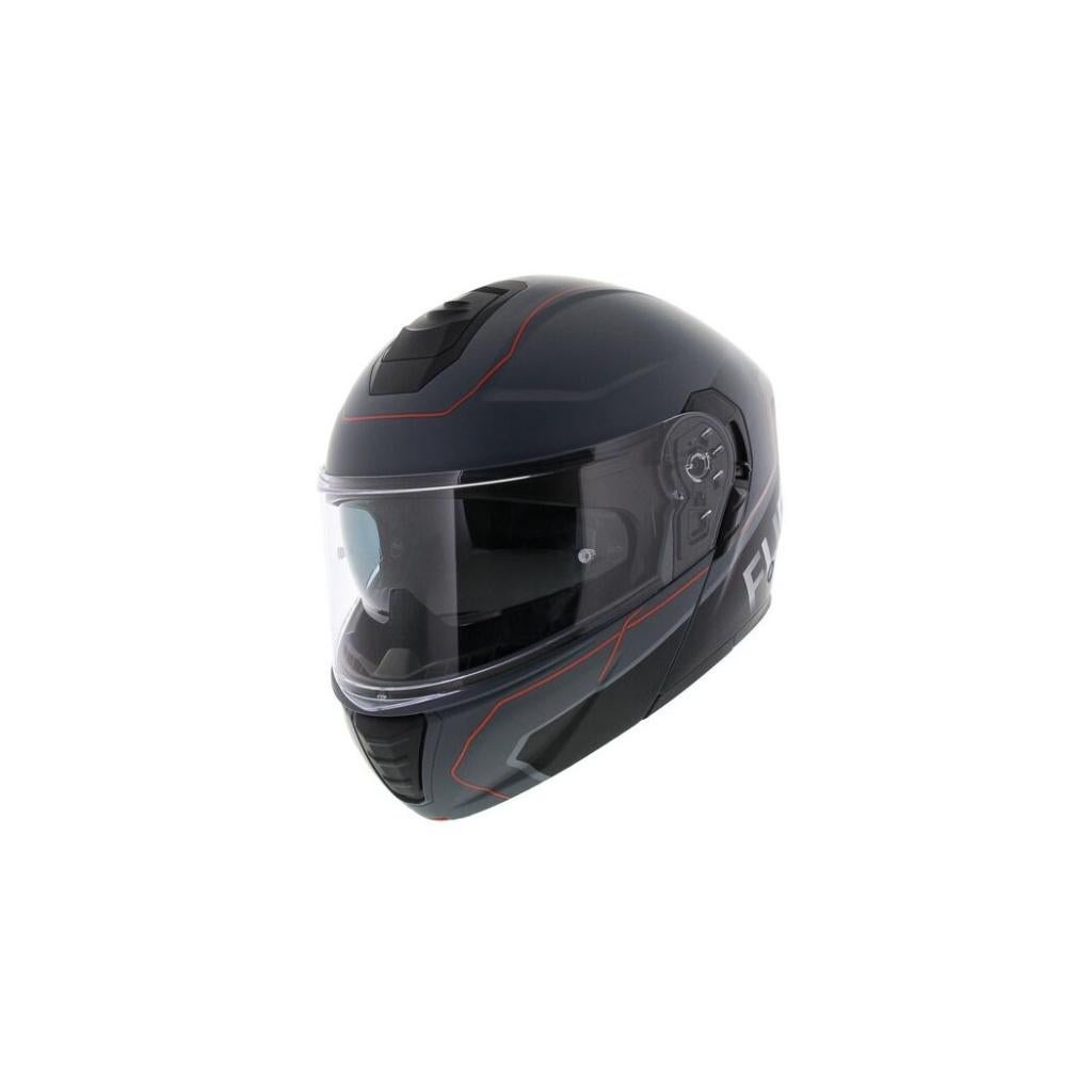 Vito Furio modulaire helm mat zwart grijs nieuw, Verzenden, Nieuw met kaartje, Kinderen