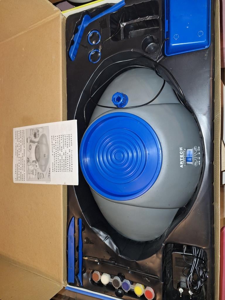 Pottenbakkersschijf, Ophalen