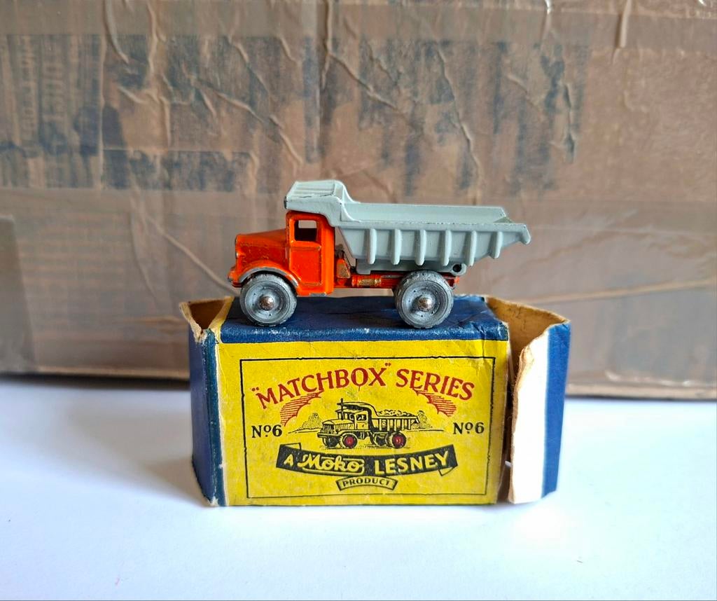 Matchbox 6 A quarry truck,  A schript box !, Envoi