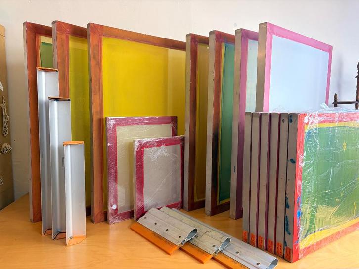 Atelier complet de sérigraphie, Antiquités & Art, Art | Lithographies & Sérigraphies, Enlèvement