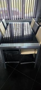 Table en verre 180x90 [hauteur 80 cm] a donner doit partir, Maison & Meubles, Enlèvement, Utilisé