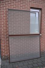 Vliegenschuifdeur aluminium, Doe-het-zelf en Bouw, Schuifdeur, 120 cm of meer, Metaal, Zo goed als nieuw