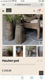Houten pot, Ophalen, Zo goed als nieuw