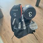 Golfset Wilson/Donnay Heren Linkshandig in standbag Skymax, Sport en Fitness, Ophalen, Gebruikt, Set, Overige merken