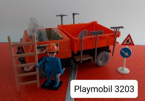 Lot vintage Playmobil bouwvakkers (PLL01), Kinderen en Baby's, Speelgoed | Playmobil, Gebruikt, Complete set, Ophalen of Verzenden
