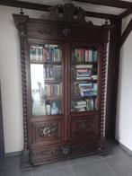 Antieke boekenkast/bibliotheekkast (1850-860) – Louis XIII, Antiek en Kunst, Antiek | Meubels | Kasten, Ophalen