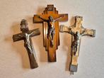 Antiek vintage religieuze kruisbeelden; €5/stuk, Ophalen of Verzenden