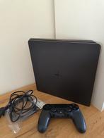PlayStation 4 Slim Black, Games en Spelcomputers, Met 1 controller, Gebruikt, Ophalen of Verzenden, 500 GB