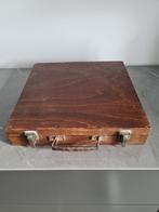 oude houten koffer - schilderskoffer, Hobby & Loisirs créatifs, Peinture, Enlèvement ou Envoi