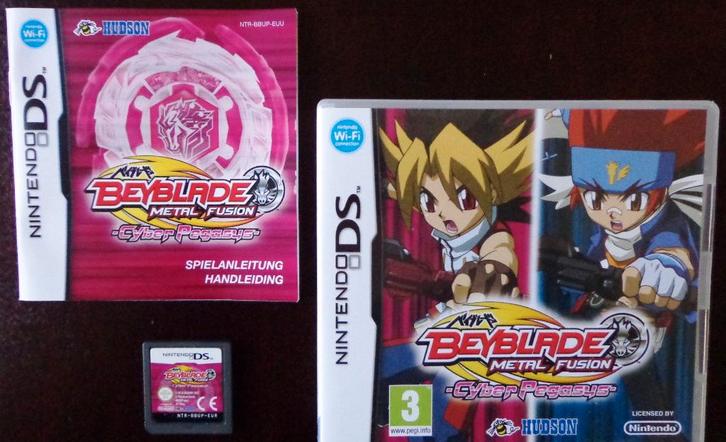 Beyblade Metal Fusion Cyber Pegasus voor de Nintendo DS, Games en Spelcomputers, Games | Nintendo DS, Zo goed als nieuw, Ophalen of Verzenden