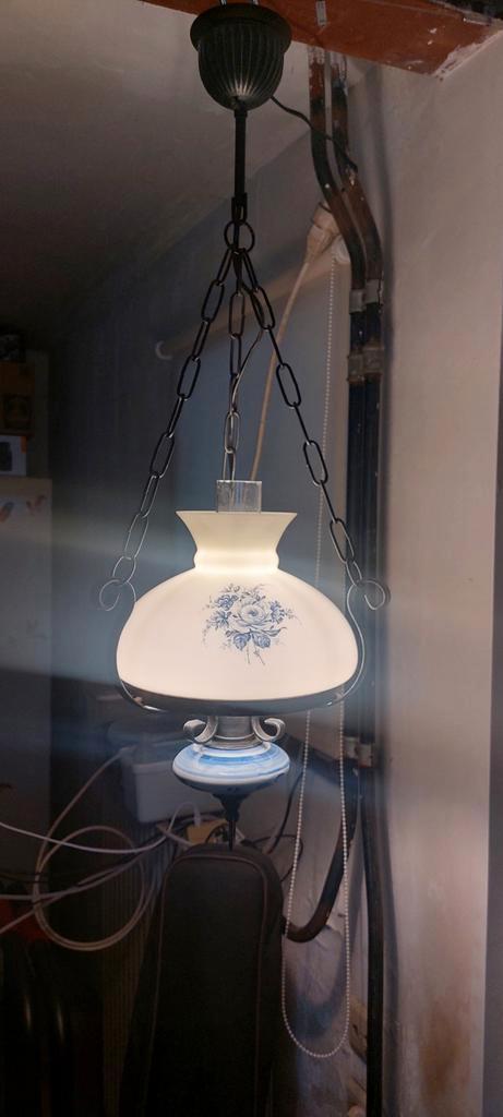 Lampe Massive vintage 70-80, style Delft, Antiquités & Art, Antiquités | Éclairage, Enlèvement