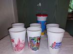 7 bekers Micky Mouse Fantasyaland, jaren 1994, Ophalen of Verzenden, Mickey Mouse, Nieuw, Overige typen