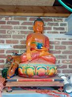Antieke Buddha uit Nepal, Ophalen of Verzenden, Zo goed als nieuw