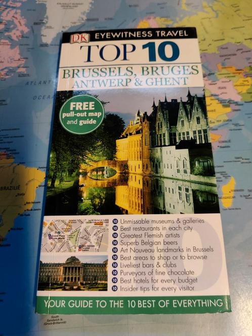 Guide de voyage-Bruxelles, Bruges, Anvers et Gand (anglais), Livres, Guides touristiques, Comme neuf, Guide ou Livre de voyage