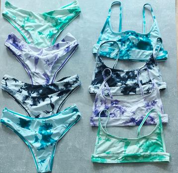 Set van 4 prachtige bikini's in maat small.  beschikbaar voor biedingen