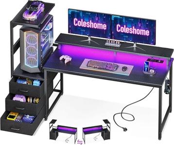 Table d'ordinateur Gaming Desk LIVRAISON GRATUITE, Envoi, Neuf