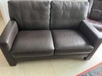 Musterring leder 2 + 3 zit, Huis en Inrichting, Ophalen, Gebruikt, Rechte bank, Leer