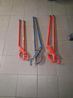 Plooitangen voor buizen te plooien, Ophalen