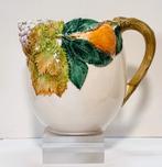 Handgeschilderde kan/kruik majolica, Antiek en Kunst, Ophalen of Verzenden