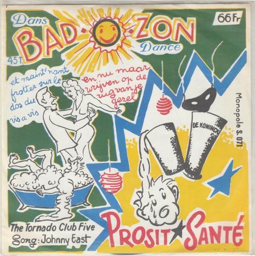45T: Johnny East: Bad-o-zon  Monopole, Cd's en Dvd's, Vinyl | Nederlandstalig, Zo goed als nieuw, Overige formaten, Ophalen of Verzenden