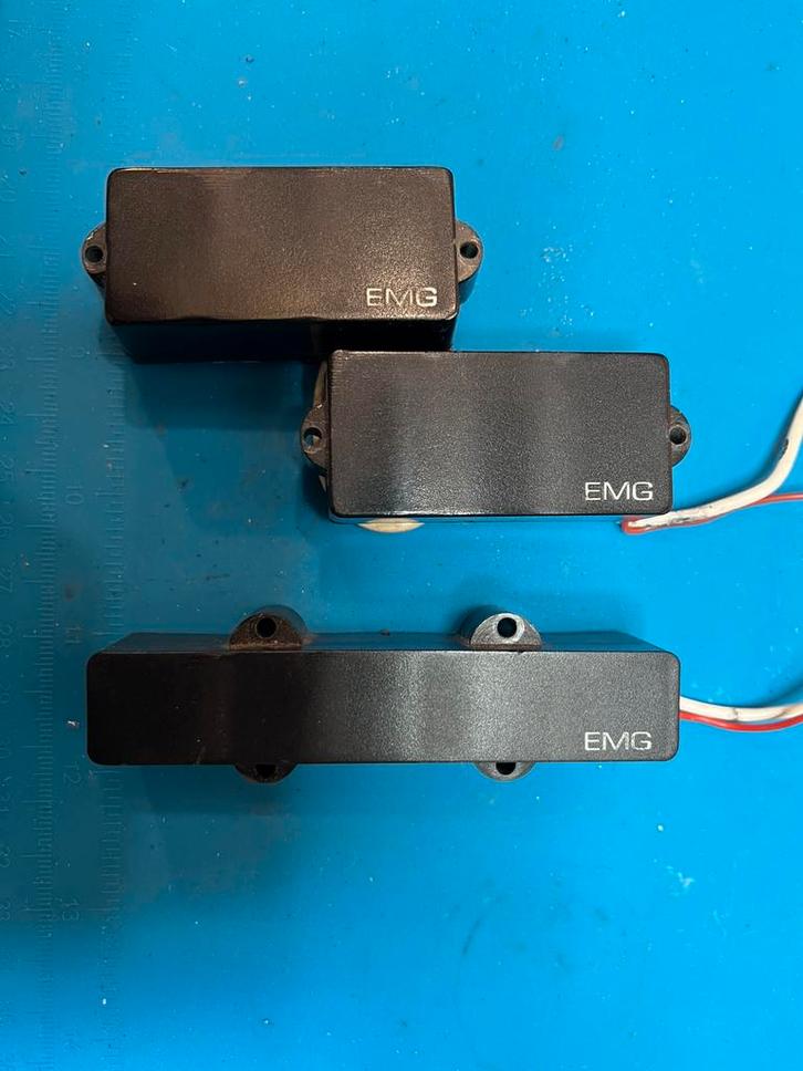 EMG active PJ pu set, Musique & Instruments, Instruments | Pièces, Utilisé, Guitare basse électrique, Enlèvement ou Envoi