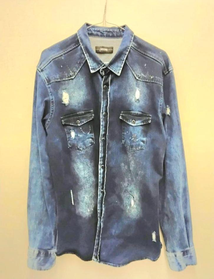 Blvck Copper Mooi Jeanshemd blauwe kleur, Kleding | Heren, Overhemden, Zo goed als nieuw, Ophalen of Verzenden