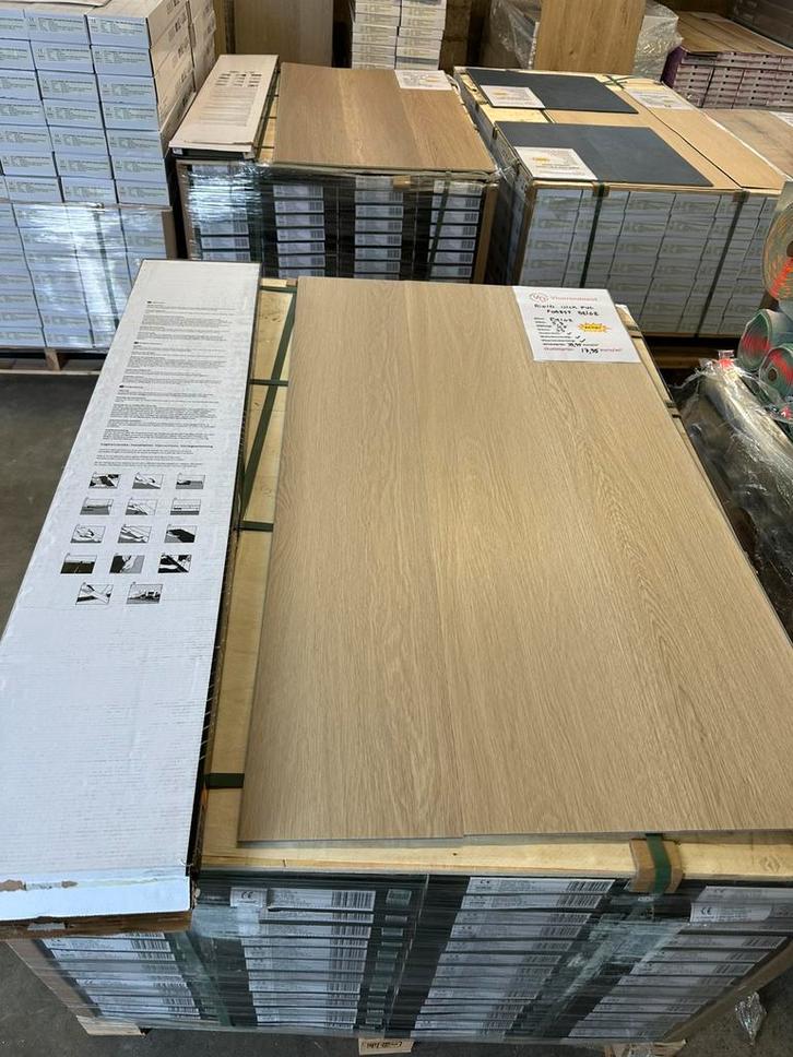 Pvc vloer geïntegreerde ondervloer recht uit container, Doe-het-zelf en Bouw, Plinten en Afwerking, Zo goed als nieuw, Ophalen