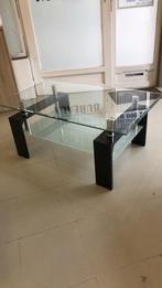 Table basse en verre (neuf), 50 tot 100 cm, Minder dan 50 cm, Nieuw, Glas
