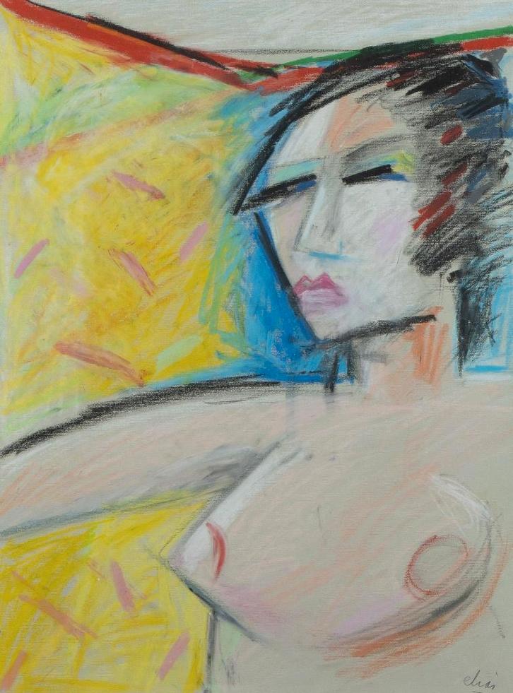 Origineel werk van Etienne Elias(1936-2007), Antiek en Kunst, Kunst | Schilderijen | Modern, Ophalen