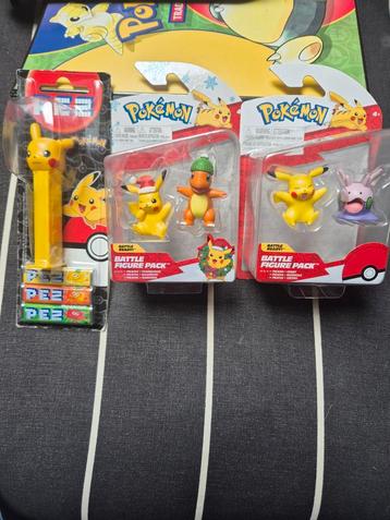 Lotje sealed pikachu/Pokémon figuurtjes beschikbaar voor biedingen