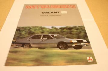 Mitsubishi Galant brochure 1982 disponible aux enchères