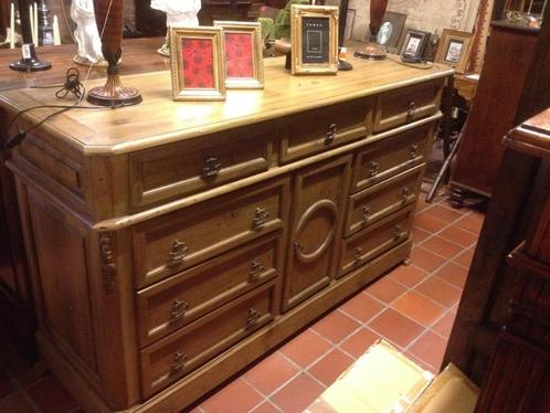 Unieke massief grenen ladekast commode dressoir Flamant, Huis en Inrichting, Woonaccessoires | Overige, Nieuw, Ophalen