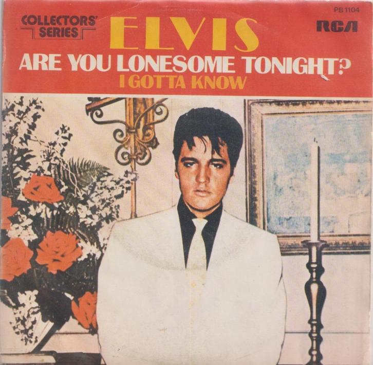 Elvis Presley – Are you lonesome tonight? - Single, Cd's en Dvd's, Vinyl Singles, Gebruikt, Single, Pop, 7 inch, Ophalen of Verzenden