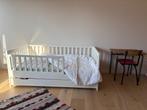 Petite Amélie Peuterbed compleet (matras, beschermer, lakens, Ophalen, 70 tot 85 cm, 140 tot 160 cm, Zo goed als nieuw