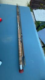 canne à pêche vintage en fibre de verre W. Gué Bruxelles, Enlèvement ou Envoi, Utilisé, Canne à lancer