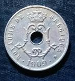 25 cent 1909 FR - Leopold II, Postzegels en Munten, Verzenden, Losse munt