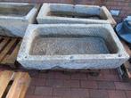 dienblad of trog in blauwe steen, plantenbak, goede keuze!!, Ophalen, Tuin, Steen, Minder dan 30 cm